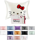 Blissy 100% Mulberry Silk Pillowcase - Hello Kitty- King by Blissy