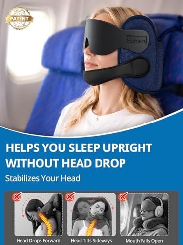 SARISUN Travel Pillow for Different Heights, Stable Head and Chin Support - Image 2