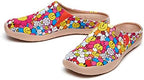UIN Slipper Woman Travel Art Painted Shoes Wide Toe Casual Home Slip On Mules Malaga - Image 5