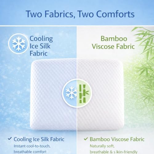 DLIGHT BD King Size Ultra Thin Pillow-2.7 Inch Low Profile Gel Memory Foam Pillow for Stomach and Back Sleepers - Image 2