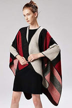Lacavocor Women's Shawl Wrap Poncho Cape Cardigan Open Front - Image 4