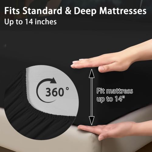 Pamnest Twin Comforter Set with Sheets, 5 Pieces Forest Nature Bedding - Image 4