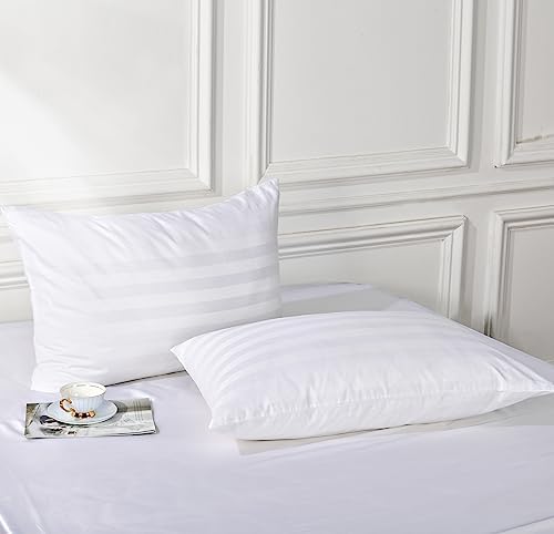 100% Egyptian Cotton Pillow Protectors Set of 4 King Size - Image 2