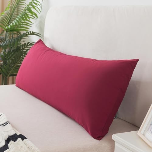 WhatsBedding Memory Foam Body Pillow with Cover, Long Bed Pillow for Adults - Image 5