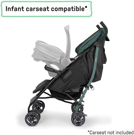 3Dlite Jewel Convenience Stroller – Lightweight Folding Stroller with Car Seat Compatibility, Extra-Large Canopy & Storage - Image 4