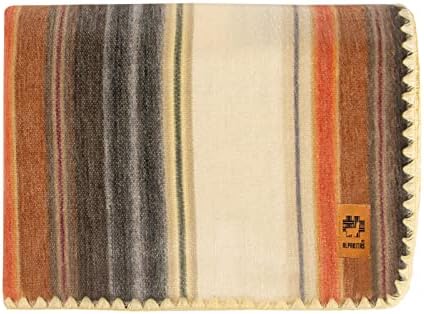 ALPAKITAS Alpaca Wool Blanket – Twin Size, 75 x 38 Inches – Warm & Lightweight – Couch, Bed, or Outdoor Blanket – Light Brown - Image 2