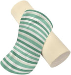 Bolster Pillows for Bed Cylinder Neck Roll Pillow Decorative Round Pillow Covers Cylinder Pillow Long Neckroll Decorative Pillows LightGreen Stripe - Image 2