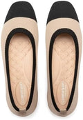 Frank Mully Women's Flats Square Toe Flats Comfortable Slip on Washable Ballet Flats Shoes for Women Dressy Work by FRANKMULLY