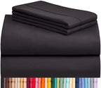 Twin Size Sheets Set, Cooling & Soft Deep Pocket Bed Sheets, 3PC by LuxClub