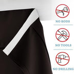 RYB HOME 2 Panels Blackout French Door Curtains for Front Back Glass Door - Image 3
