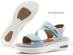 mysoft Women's Comfortable Walking Sandals Platform Wedge Ankle Strap - Image 3