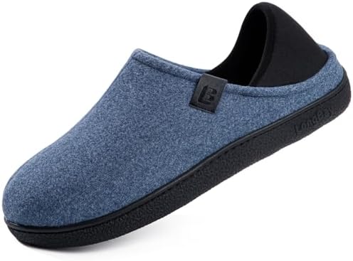 LongBay Mens Slippers with Removable Insole Gifts House Shoes for Indoor by LongBay