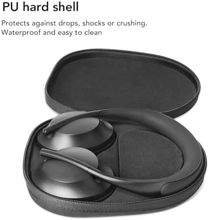 PU Headphone Hard Case, NC700 Headphone Protective Case, Travel Storage Case for Protecting Your Headphones - Image 6