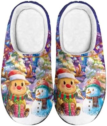 Spa Slippers Home Slippers, Anti-Slip Comfort Lightweight Slippers Closed Toe Casual Shoes House Slippers for Bedroom Home by Hechitok