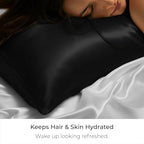 Mellanni Pure Silk Pillowcase Standard Size - Perfect for Hair and Skin - Image 4
