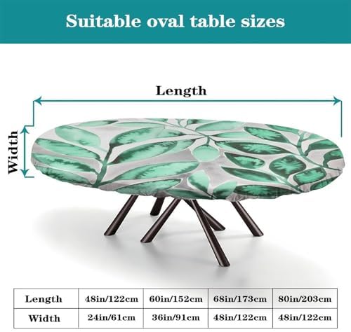 Dining Table Pads, Plaid Pattern Printed on Table Cloth with Elastic Fitted Edges, for Parties & Celebrations Holiday Dinners, Fits for 52" x 70" Oval Tables - Image 4