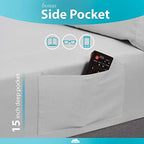 DREAMCARE California King Sheet Sets - 6 pcs Breathable Cooling Sheets - Image 3