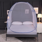 Mosquito Net for Bed, Folded Size 12 inch Portable Camping Travel Mosquito Net, Pop Up Mosquito Tent with Double Entry for King Queen Size Bed (Folded 17 Inch, 47"x75"x57") - Image 3