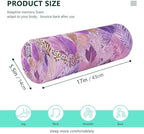 c Neck Roll Pillow Bolster Round Health Memory Foam Long Cervical Cylinder Pillows with Removable Washable Cover for Body Bed Legs Back Yoga - Image 2