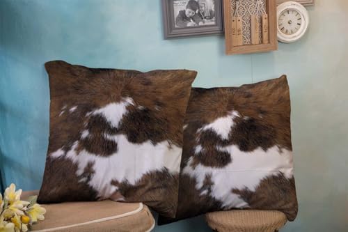 EMMTEEY Leopard Print Pillow Covers 24x24 Throw-Pillow-Cover Set of 2 - Image 4