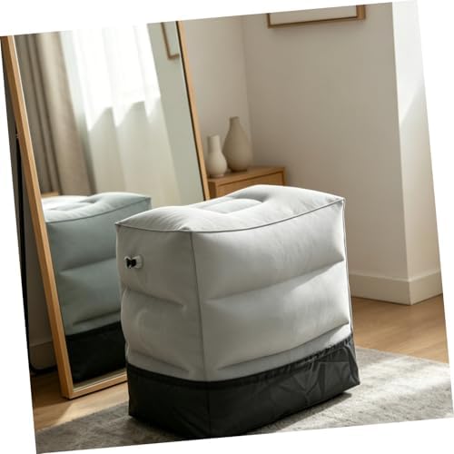 COHEALI 2 Sets Inflatable Foot Rest Pillow for Airplane Travel with Ergonomic Design and Laminated Flocking Material, Rapid Inflation and Deflation, Foldable and Ultraportable Foot Stool - Image 7