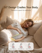 Pregnancy Wedge Pillow for Sleeping, Small Pregnancy Pillow for Travel - Image 5