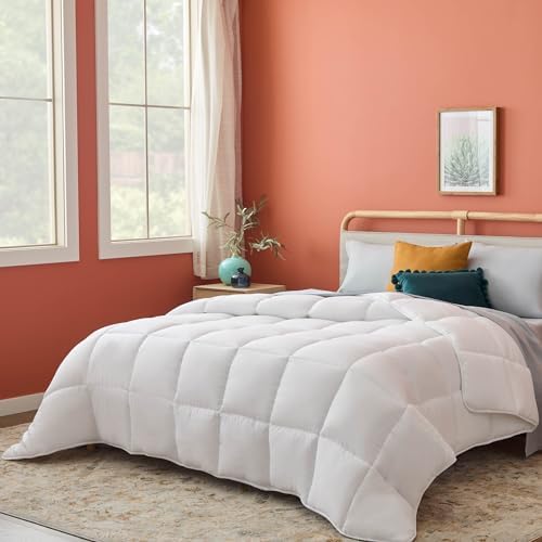 Linenspa All-Season Down Alternative Comforter, White, Twin XL by Linenspa