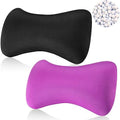 Thyle 2 Pcs Bead Neck Pillow 15 x 8 Inch Bone Shape Pillow, Black, Violet by Thyle