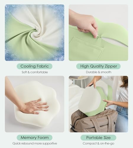 DONAMA Memory Foam Pregnancy Pillow for Sleeping, Cooling Maternity Pillow - Image 5