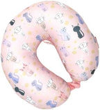 Bookishbunny 2pcs Micro Bead Set U Shaped Neck Travel Pillow 12" x 12" x 4" and Roll Back Pillow Cushion 13" x 7", Various Designs (Cat) - Image 4