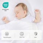 ZPECC Toddler Down Alternative Comforter, 39" x 47", White - Image 4