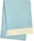 Alpaca Home | Dynasty Throw Blanket | 100% Pure Baby Alpaca Wool • Hypoallergenic, Soft & Cozy • Ethically Sourced | Softer & Warmer Than Wool (Waterworks) by AlpacaHome