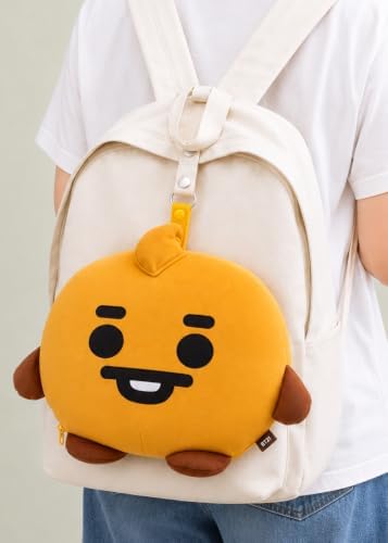 LINE FRIENDS Official BT21 Baby Tatton Reversible Neck Pillow - SHOOKY, 2-Side Travel Neck Pillow Cushion for Airplane, Road Trip Essentials, Kpop Merch, Gift for Girls and Kpop Fans, 1 Count - Image 4