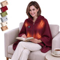 Wearable Heated Blanket with Zipper, Heated Shawl Wrap for Women by Unknown