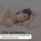 WochiTV Total Blackout Window Film 100% Light Blocking Non Adhesive No Residue Removable Opaque Static Cling Privacy Glass Tint for Home Bedroom Darkening Heat Control (29.5 in x 6.56 Ft) - Image 4