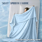 DOWNCOOL Cooling Comforter Twin Size, Blue Cooling Blanket for Hot Sleeper - Image 7