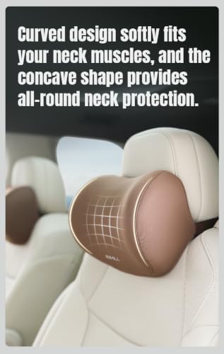 2PCS Car Headrest, Ergonomic Memory Foam Car Neck Headrest - Image 6
