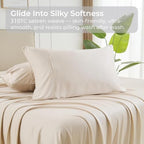 GOKOTTA Soft Standard Pillow Cases, Luxury Silky Cooling Pillow Cases for Hot Sleepers, 100% Rayon Derived from Bamboo, Envelope Closure and Reversible Pillowcases for Hair and Face(20"*26") - Image 6