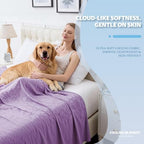 Cooling Blanket Queen Size, 90"x90" Cooling Blankets for Hot Sleepers, Cold Blanket Thin Lightweight Breathable Soft for Couch Bed, Lightweight Blanket Keep Cool for Night Sweats - Image 2