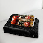 HOSIMA Mushroom King Quilt,Colorful Floral Bedspread with 2 Pillowcases. - Image 5