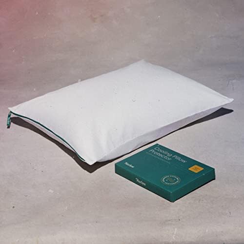 Marlow Cooling Pillow Case - Machine Washable - Zipper Pillow Cases - Made with 100% Long-Staple Cotton - Cooling-Infused Pillow Protector - Pillow Protector Standard Size - Image 5