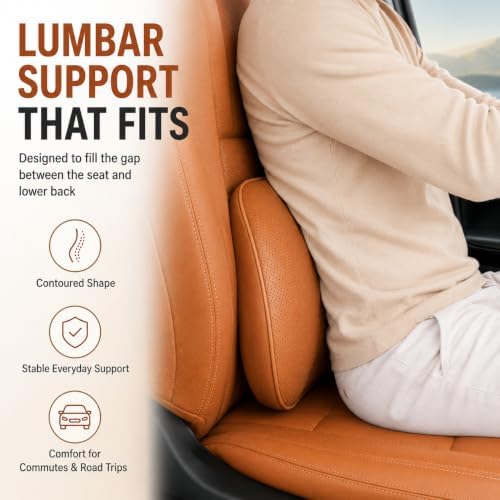 Universal Memory Foam Car Headrest Neck Pillow Auto Neck Cushion (Orange, Headrest Cushion) - Image 6