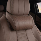 Universal Memory Foam Car Headrest Neck Pillow Auto Neck Cushion (Coffee Brown, Headrest Cushion) by Unknown