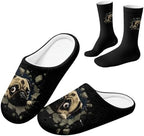 Jeiento Womens Fuzzy Slipper and Socks Winter Warm Gifts for Mom,Wam Cozy Indoor Socks Comfort Home Shoes by Jeiento
