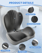 Saker Ergonomic Memory Foam Seat Cushion for Office Chairs,Car Seat Cushion - Image 7