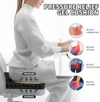 Gel Seat Cushion for Long Sitting - 16.5" x 14.5" x 2.4" (Extra Thick＆Soft) - Image 3