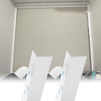 PVC Blackout Window Strips - 2 Pcs White, 76in/193cm, Cuttable Light Blocking Gap Blockers for Privacy in Bedrooms & Bathrooms, Effective Noise Reduction, Easy DIY Installation by Unknown