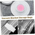 2Pcs Bye Storage Bags Compression Bvacuum Sealer Bags Seal Clothes Storage Compression Organizer Closure Pockets or Compression Bags for Travel Storage Bags/As Shown/110.00 * 67.00 * 2.00Cm - Image 4