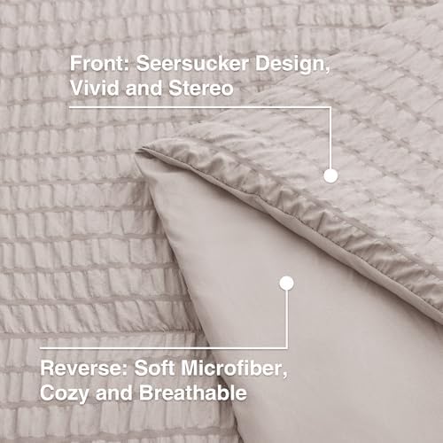 Seersucker Burlwood King Size Comforter Set, 7-Piece Bed in a Bag - Image 4