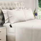 DREAMCARE California King Sheet Sets - 6 pcs Breathable Cooling Sheets by DREAMCARE